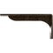 Ekena Millwork Embrey Steel Bracket, Antiqued Pale Gold 2"W x 10"D x 4 3/4"H BKTM02X10X04EBAPG - alternate 10